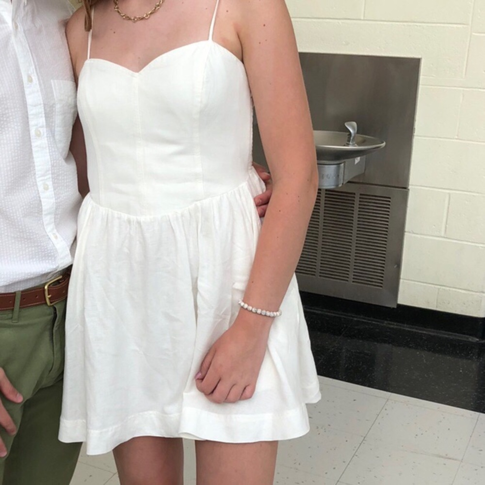 URBAN OUTFITTERS KIMCHI BLUE WHITE DRESS